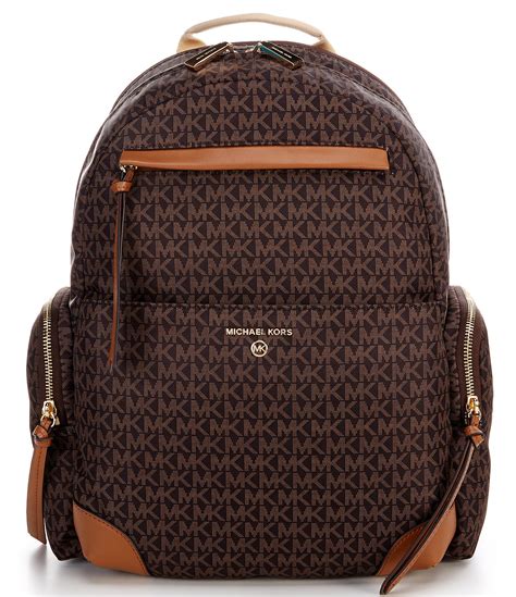 michael kors signature large backpack|michael kors small backpacks women.